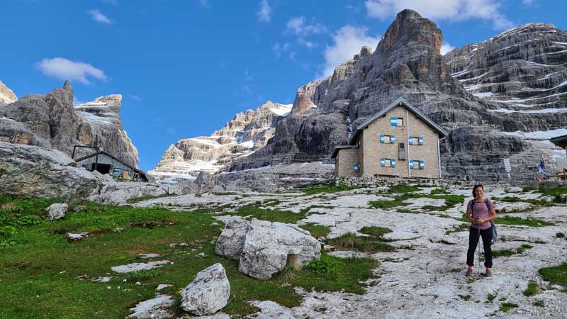 Viaggio Dolomiti Trentino Pinzolo Campiglio arrampicata vie normali travel dolomites climbing experience