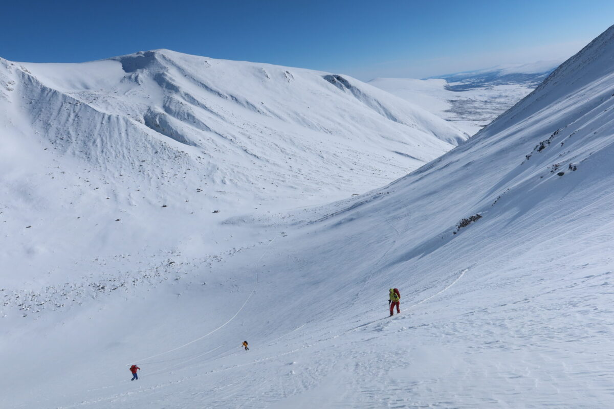 Viaggio sci alpinismo ski tour travel avventura Svezia Kungsleden Kebnekaise Abisko Kiruna aurora